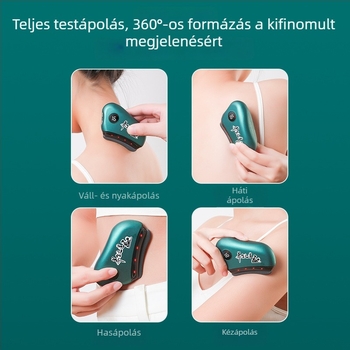 Elektromos gua sha arcápoló készülék hőmérséklet-szabályozással, modell JZ-165, USB tápegység, ABS anyag, 30–50°C tartomány