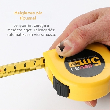 Deli 8203 Automatikus visszahúzódó műanyag mérőszalag