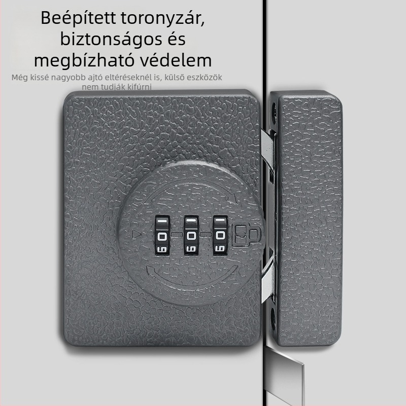 Fúrás nélküli szekrényzár, 83-11 kombinációs zár, cinkötvözet, Jiadicheng márka, szekrényajtók és fiókokhoz