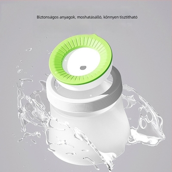 Műanyag úszó kutya víztál, anti-splash szájnyílással és nedvességálló itató eszközzel, nyakvédő kialakítással