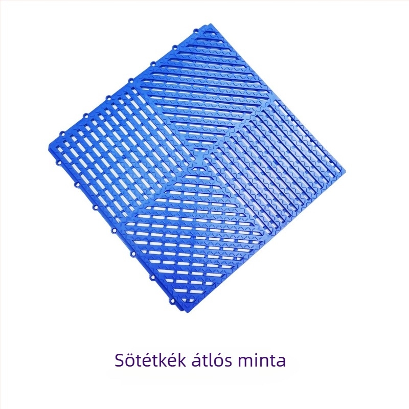 Csúszásmentes fürdő- és zuhanyzói matrac - PVC, négyzet alakú, egyszínű, mosható