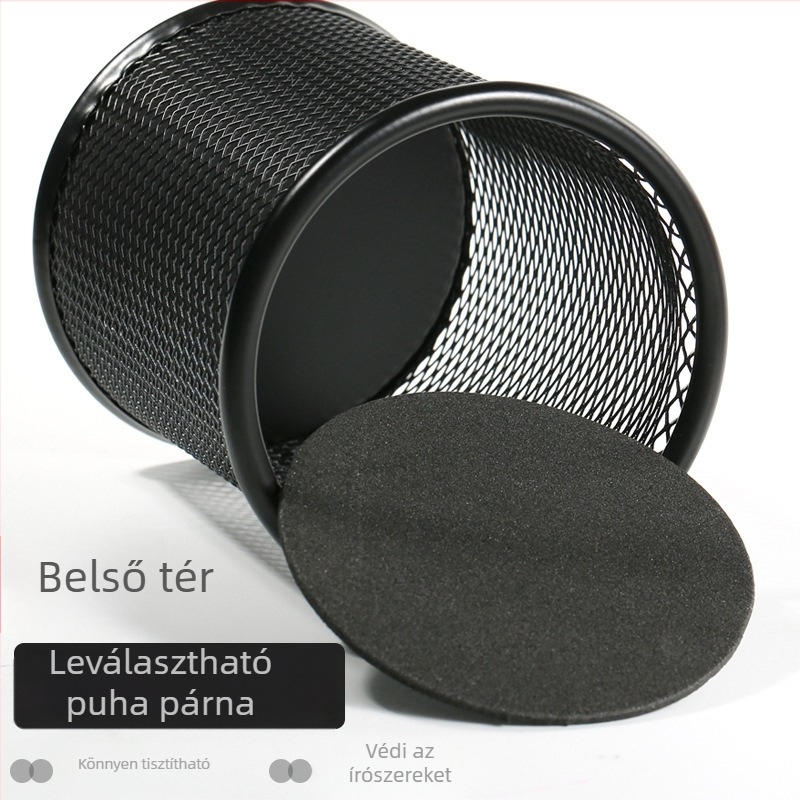Deli 9172 Körkörös Fém Tolltartó Dróthálós