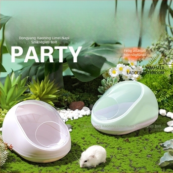 Hamster fürdő és menedék – ABS anyag, Többfunkciós fészek kisállatok számára