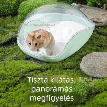 Hamster fürdő és menedék – ABS anyag, Többfunkciós fészek kisállatok számára