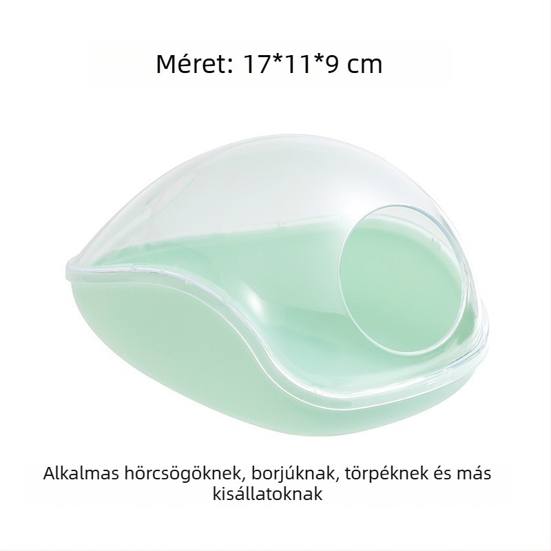 Hamster fürdő és menedék – ABS anyag, Többfunkciós fészek kisállatok számára