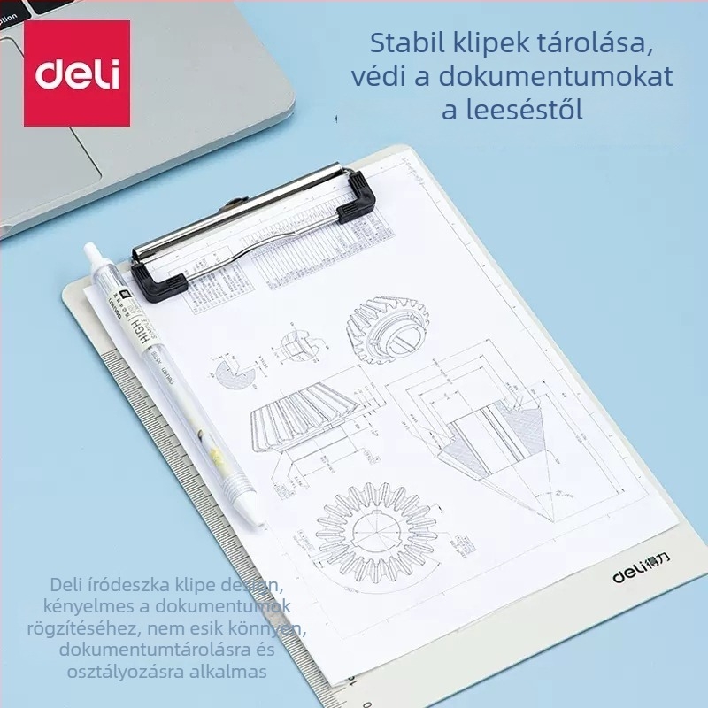 Papírtartó klipsz, PP anyag, modell 9248, logó nélkül, testreszabás nélkül