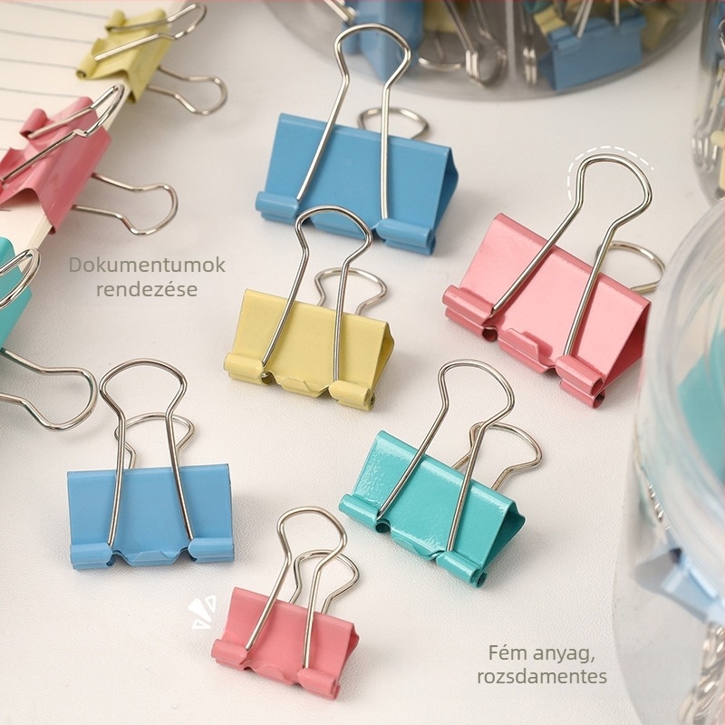 Fém Long-tail Clip irodai rendező, 3-in-1, Zhongchang modell a1262