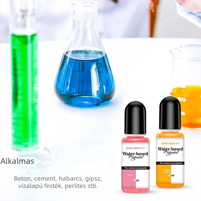 DIY gipsz pigmentkészlet — Egyéb anyag, Csepegtető ragasztási folyamat, Márka Qiao Qiao Diy