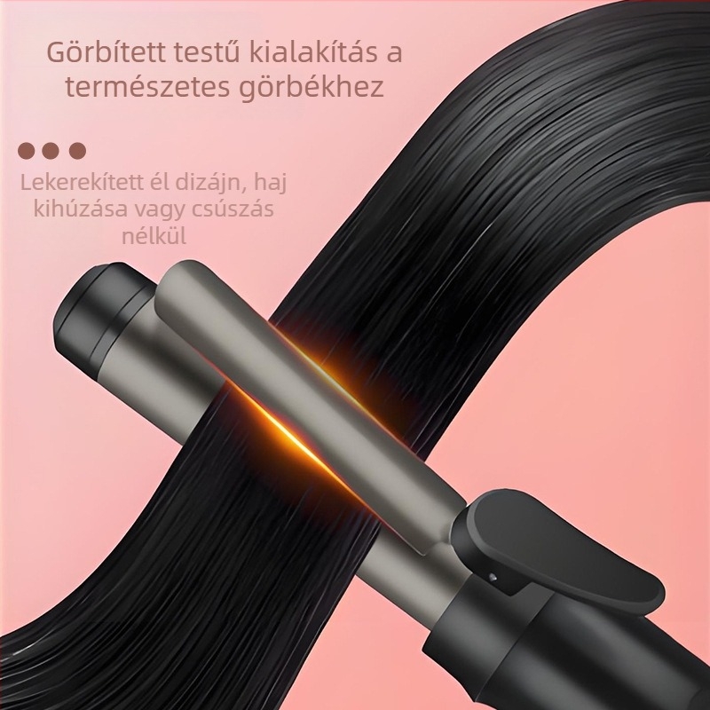 RESUXI Vezeték nélküli göndörítővas PTC fűtéssel, átmérő 31 mm vagy nagyobb, 3 hőmérséklet‑szint, újratölthető akkumulátor, 1 perc formázás