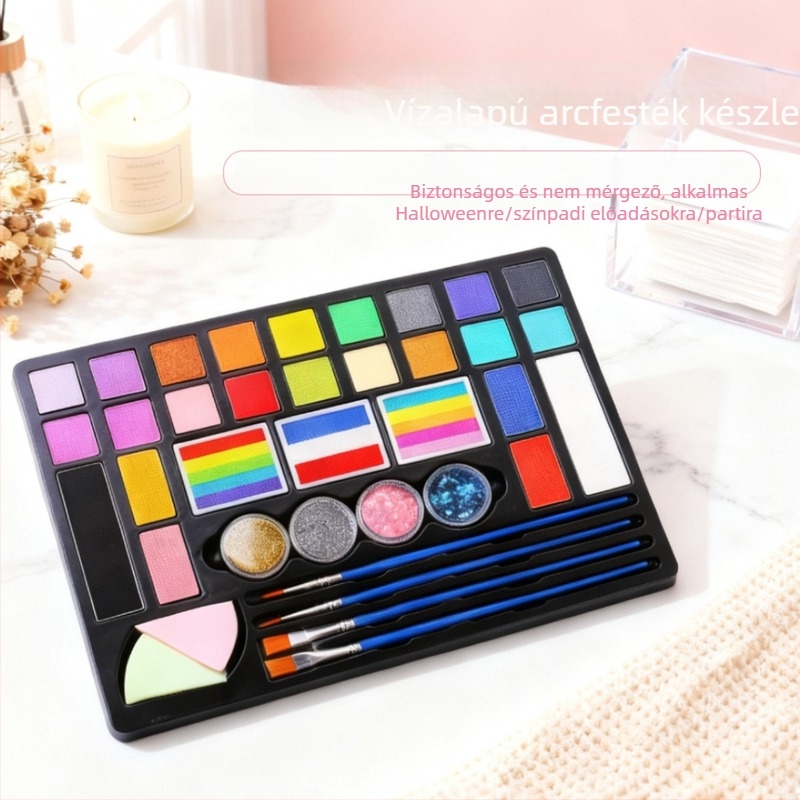 Világkupa arcfesték készlet, 211 g, arcfestésre és testfestésre, márka Art Plus Art