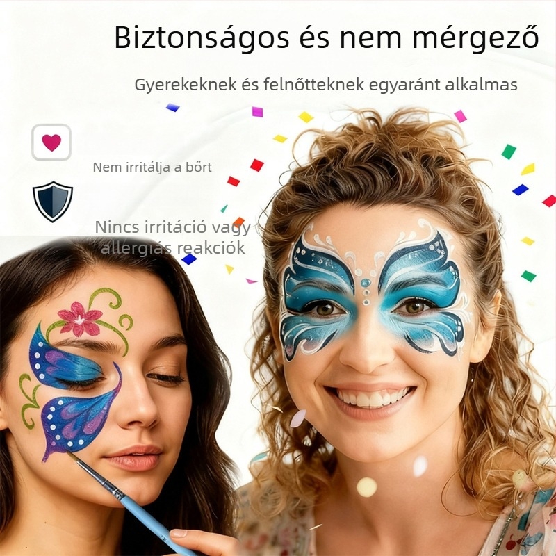 Világkupa arcfesték készlet, 211 g, arcfestésre és testfestésre, márka Art Plus Art