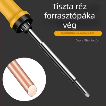 500 sorozat belső fűtéses forrasztópáka, patkó- és flat heggel, 35W/50W, 220V