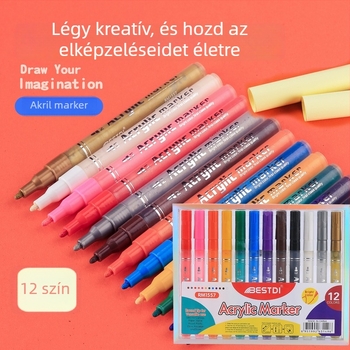 Punctuation akril marker kő- és kerámia felületekre – vízbázisú kijelölő és akvarell marker
