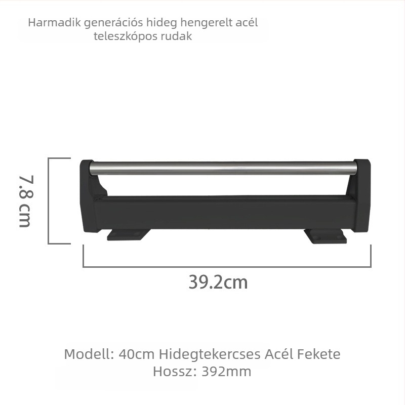 Behúzható nadrágtartó gardróbba – Zhiyi, modell 45122; Anyag: hideg-hengerelt acél; Alkalmazás: garderoba; Stílus: modern egyszerű.