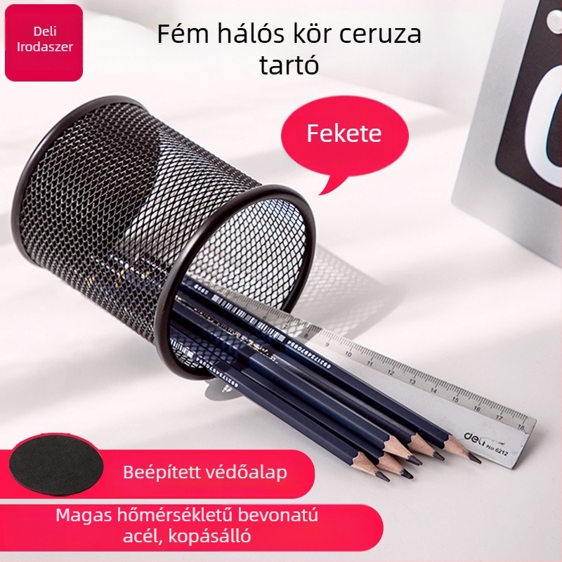 Deli 9172 fém tolltartó, kör alakú, modell 9172