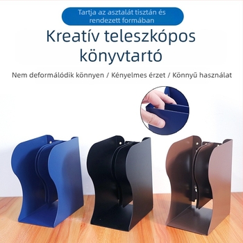 Fém összecsukható könyvtartó J0103 – állítható, asztalra, 1 kg, 24 db/csomag
