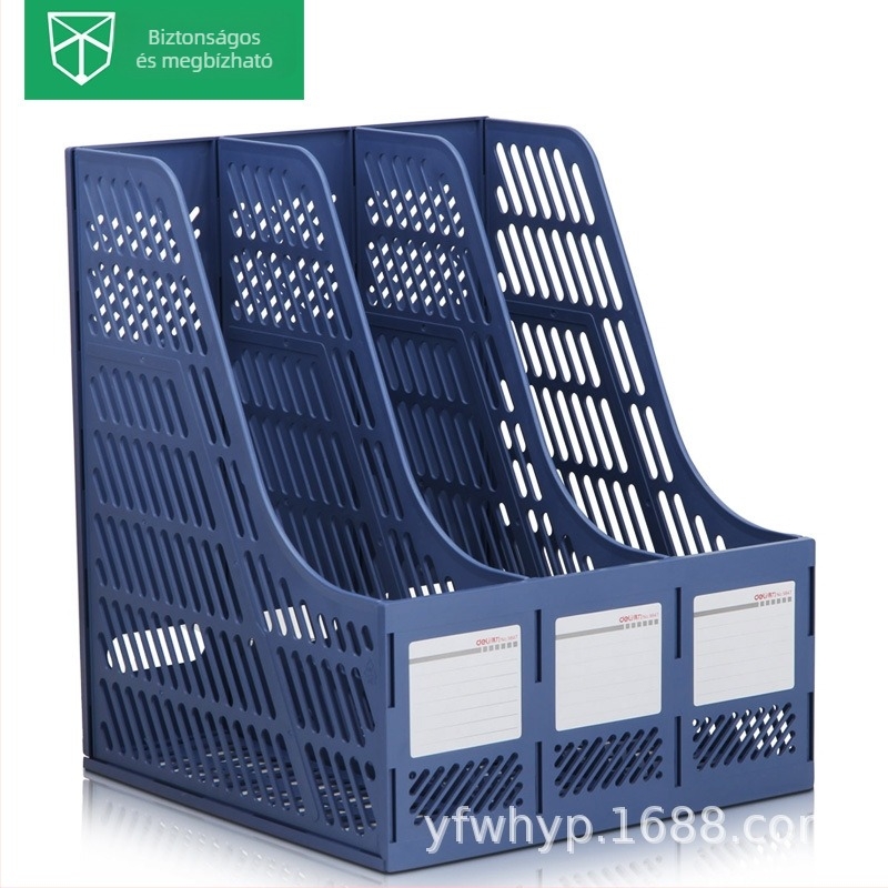 3-szintes fájltartó, műanyag, modell 9847