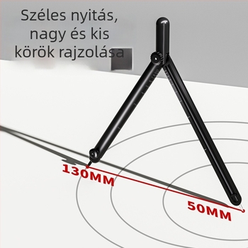 Toll típusú körző digitális kijelzővel, műanyagból, 4 tartalék heggel, 246 darab egy csomagban