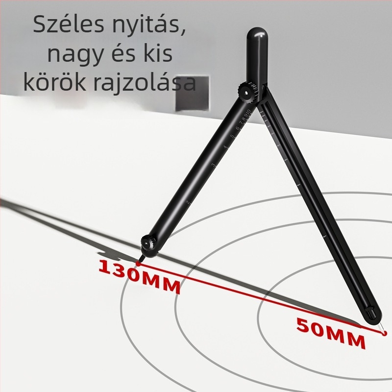 Toll típusú körző digitális kijelzővel, műanyagból, 4 tartalék heggel, 246 darab egy csomagban