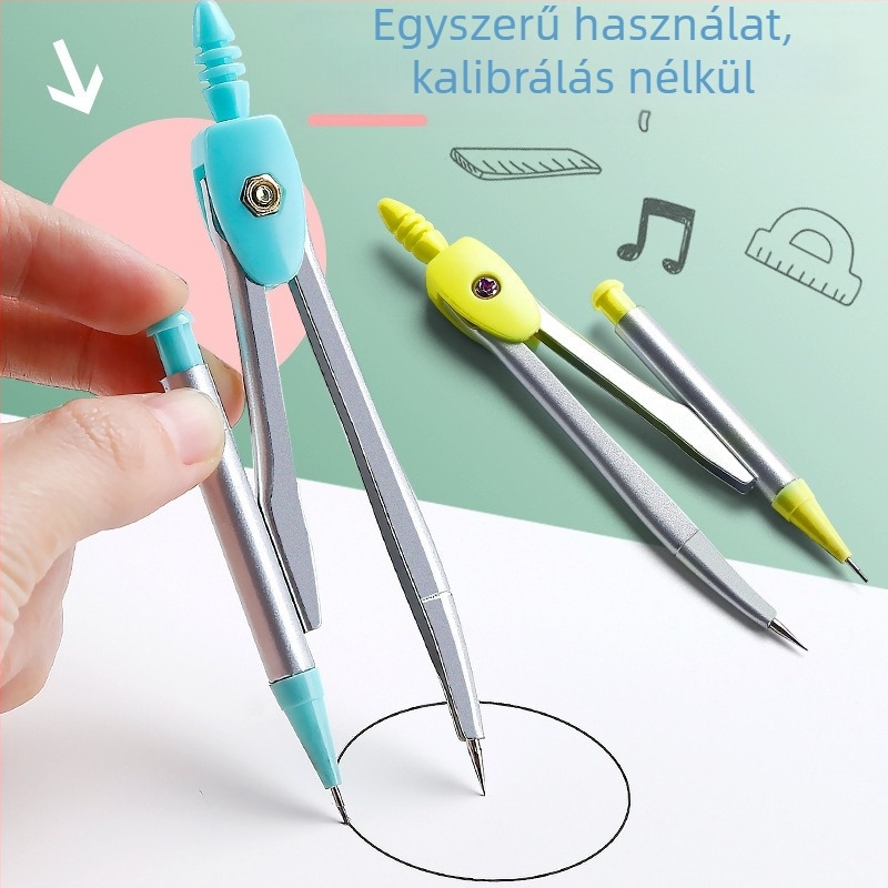 Körző és vonalzó készlet — többfunkciós rajzeszközök, modell Good learning, műanyag anyag