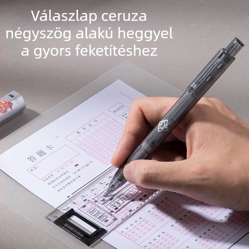 Deli SG33 15 részes vizsgakészlet rajzhoz: körző, fémből készült rajzeszközök, gél toll