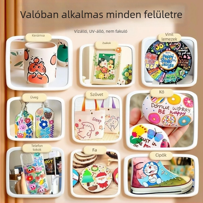 Akril marker toll diákoknak és óvodásoknak – mosható akvarell, átlátszatlan színmarker