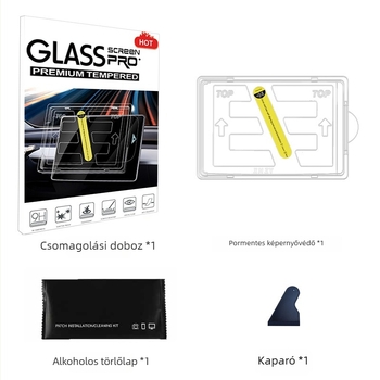 Tesla Model 3/Y navigációs kijelző fólia – temperált film, karcolásálló, ujjlenyomat-mentes