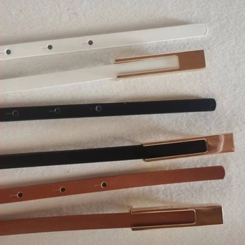 Anshun PU bőr női öv ruhákhoz - kör alakú öv, 100 cm hosszú, All-Matching stílus