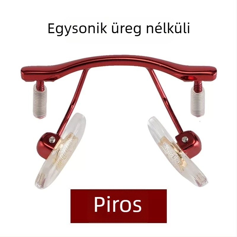 Öntvény középső orr-híd keret nélküli szemüveghez, 1.8 mm-es csavar gumis dugóval, kompatibilis az egyes és az univerzális kettős lyuk dizájnnal