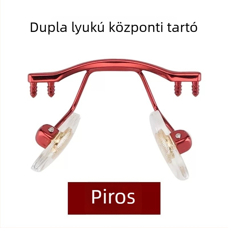 Öntvény középső orr-híd keret nélküli szemüveghez, 1.8 mm-es csavar gumis dugóval, kompatibilis az egyes és az univerzális kettős lyuk dizájnnal