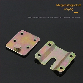 PAWIS Vasból készült bútorkapocs 4006 – Modern minimalizmus, alkalmas ágyakhoz és tükörkeretekhez