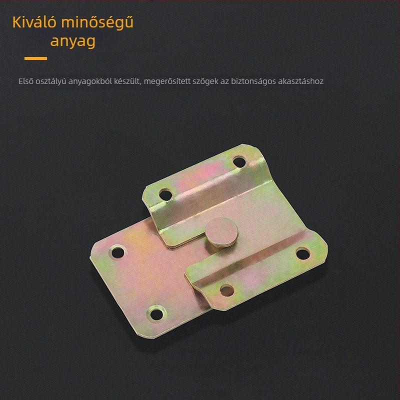 PAWIS Vasból készült bútorkapocs 4006 – Modern minimalizmus, alkalmas ágyakhoz és tükörkeretekhez
