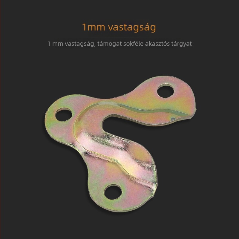 PAWIS vasból készült tök alakú függesztőelem, modell 5024, falra szerelhető keretekhez és kézműves tárgyakhoz, modern minimalista stílus