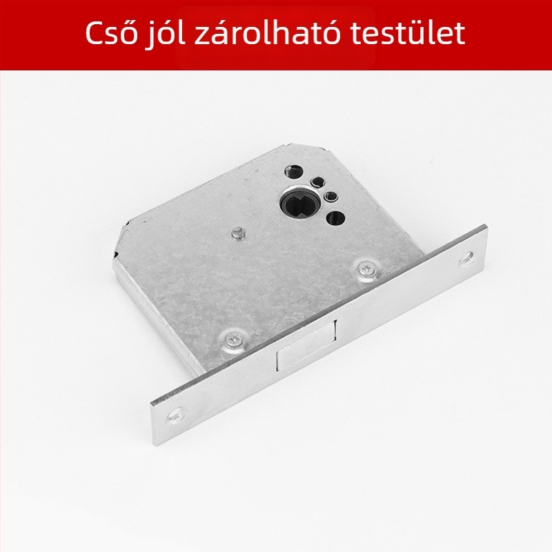 Tűzvédelmi ajtó kilincs rozsdamentes acél/vas anyagból – CB-SIA, kilincs záró típus, tűzvédelmi ajtókhoz és folyosókhoz, modern minimalista stílus