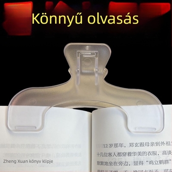 Akril klipsz jegyzetekhez és könyvekhez, műanyagból, diákok számára