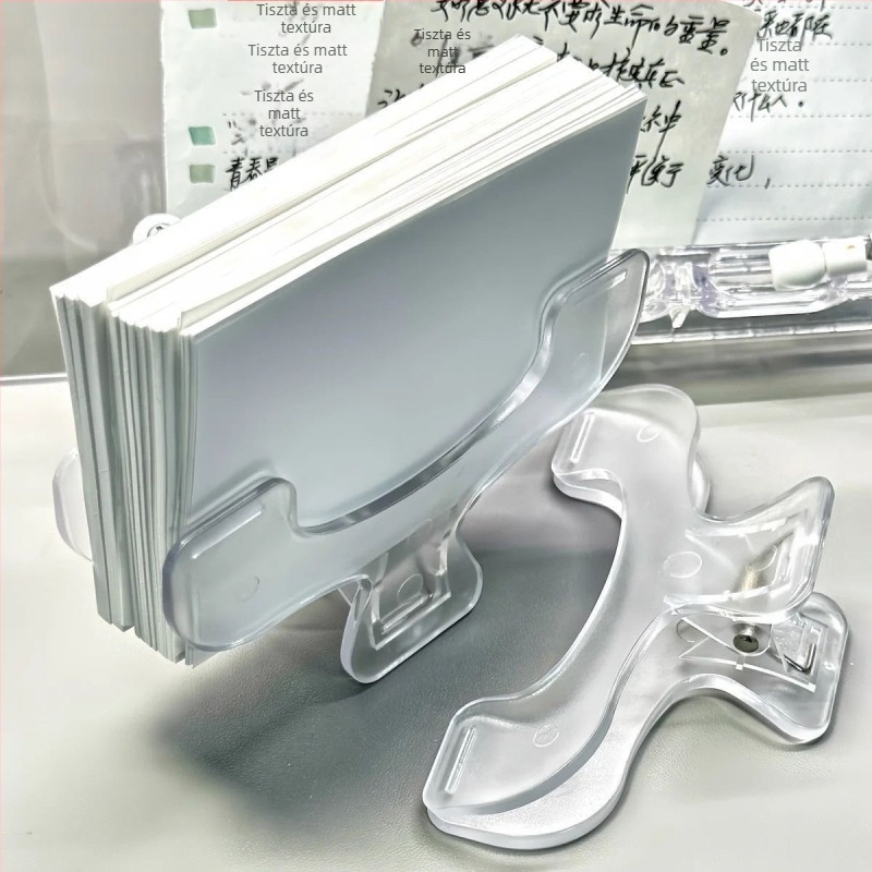 Akril klipsz jegyzetekhez és könyvekhez, műanyagból, diákok számára