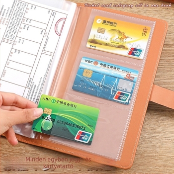 Hongyang Krokodil minta jelszós záras pénzkönyv, PU anyag, modell 11, logó nyomtatás elérhető