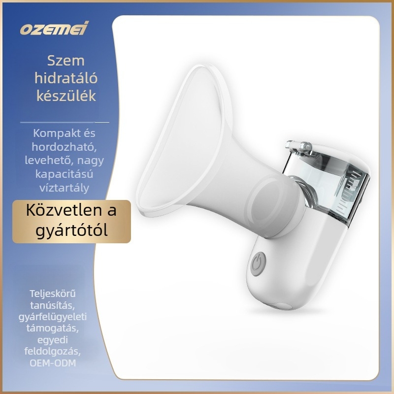 Hordozható kézi nano spray szemhidratáló készülék, AM-8007; ködidő legfeljebb 10 s; 1. fokozat; hideg permetezés; beépített akkumulátor 100–300 mAh