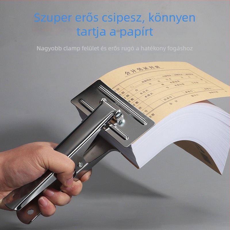 Rozsdamentes acél klipsz kuponok és könyvelési dokumentumokhoz – Haiboxin ZD003