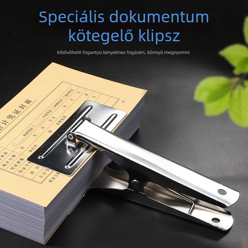 Rozsdamentes acél klipsz kuponok és könyvelési dokumentumokhoz – Haiboxin ZD003
