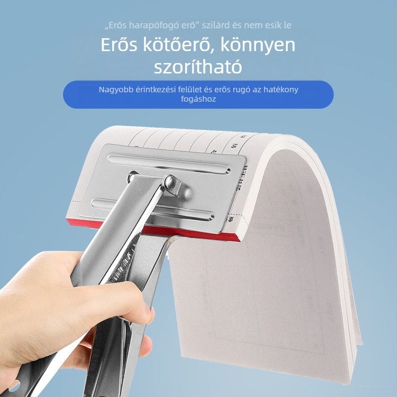 Számlázási dokumentumokhoz készült klipsz - Rozsdamentes acél, Modell 0001, Egyedi csomagolás