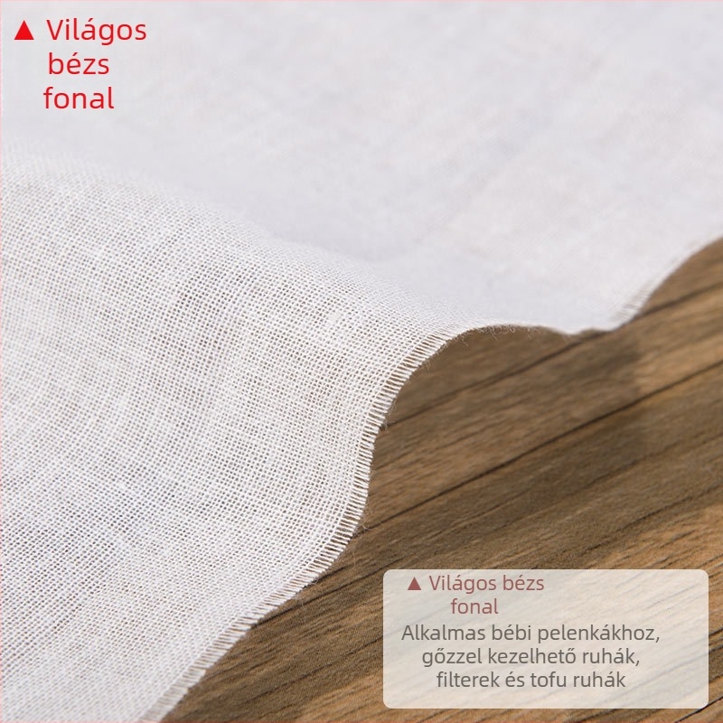 Egyrétegű pamut gézanyag, 100% pamut, 40×40 szál, sűrűség 65×52, festett