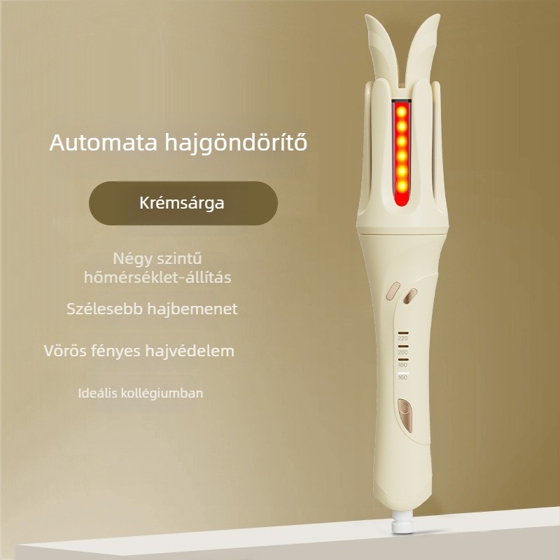 Automatikus hajvas titán-turmalin bevonattal, 4 fokozat hőmérsékletszabályozás, 35W, 220V, vezetékes