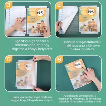 Trend műanyag öntapadós könyvborító diákok számára – ajándék, IP-engedély nélkül, import: Nem