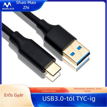 USB-C adatkábel gyorstöltéssel, PVC, 60W, 1–2 m, HDMI, Mini USB, Micro USB, Type-C