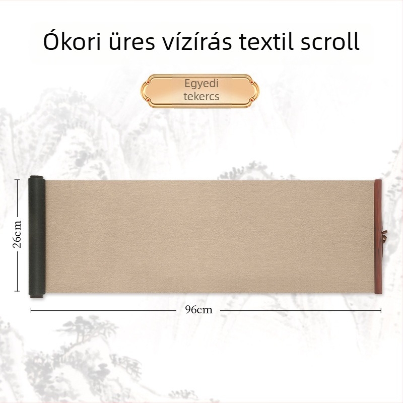 Vízírás kendő tekercs - nem szőtt anyagból, téglalap alakú, kaligráfia és festés gyakorlásához