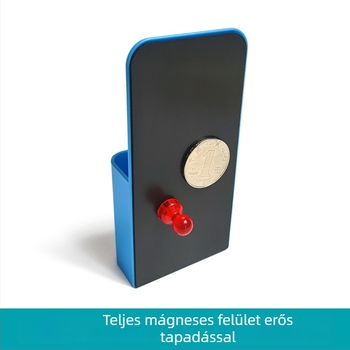 Mágneses tolltartó – Anyag: műanyag, Forma: négyzet alakú, Nyomtatott logó: Can, Testreszabás elérhető, Engedélyezett magánmárka