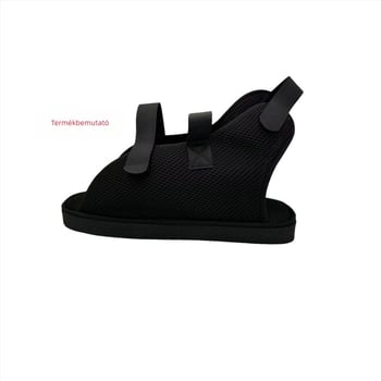 Posztoperatív törésvédő cipő nyitott felsőrésszel, antistatikus, hálós felsővel (gipszeléshez)