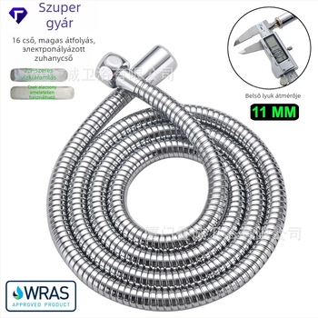 Zuhanycső DCR-2303-16, rozsdamentes acél test és sárgaréz csatlakozók, EPDM belső cső, G1/2 csatlakozás, 4-portos, működési hőmérséklet 0-100°C