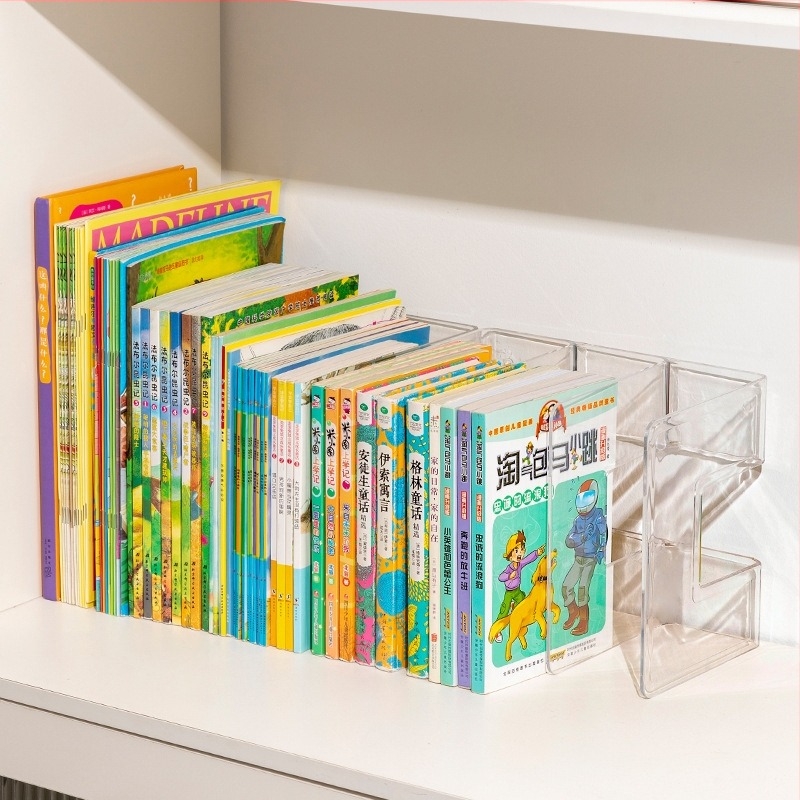 Asztali könyvtartó szeparátorokkal, műanyag, modell 38011215 (Modell: 38011215, Anyag: Műanyag, Importált: Nem, IP engedély: Nem)